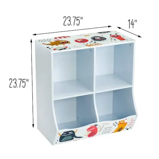 Honey Can Do 23.7" Kids 4 Cube Storage Caddy {5}