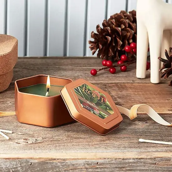 Root Candles Bayberry Beeswax Tin Candle {3}