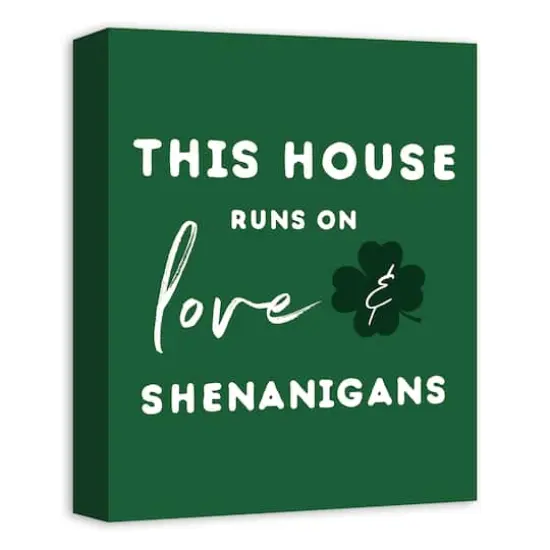 Love and Shenanigans 11" x 14" Canvas Wall Art {3}