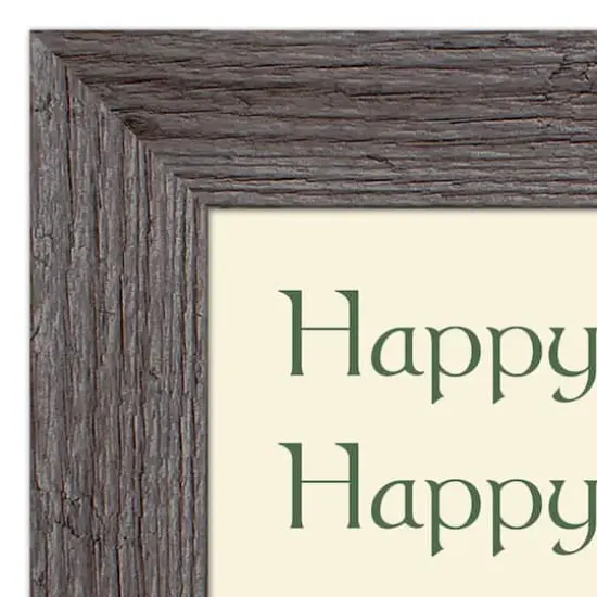 Happy Go Lucky Framed Print Western Gray {4}