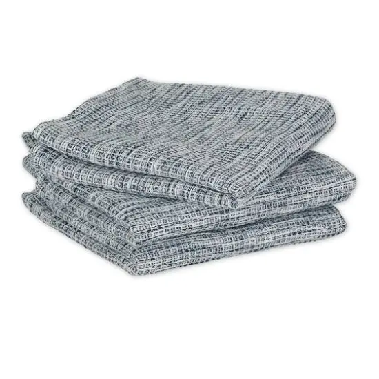 DII&reg; Tonal Recycled Cotton Waffle Dish Towels, 3ct. Teal Green {6}