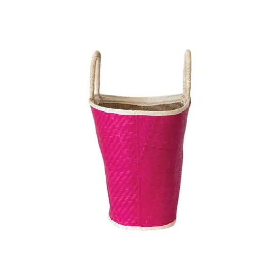 Hello Honey&reg; 27" Pink Palm Leaf Storage Tote Bag {6}