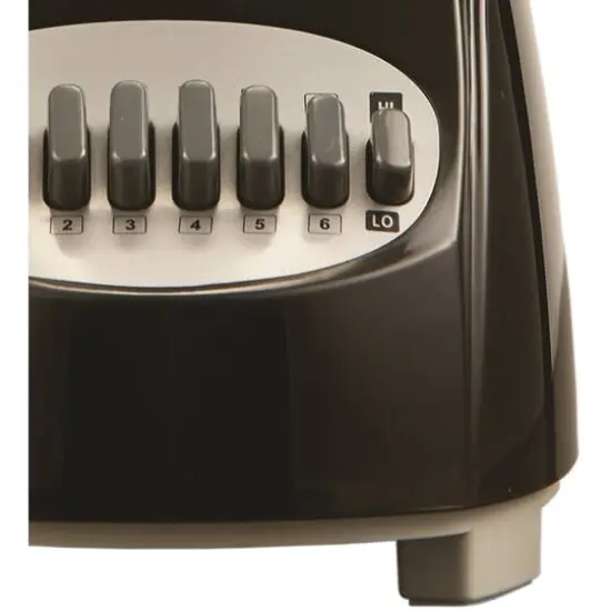 Brentwood 42oz. 12-Speed + Pulse Electric Blender with Glass Jar {8}