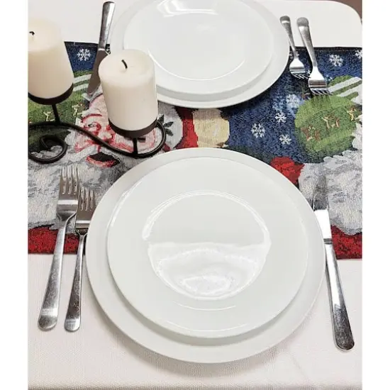 Wizardi 13.75" x 67" Santa Claus Christmas Table Runner {4}