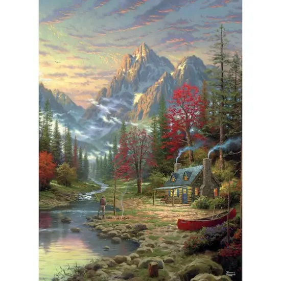 Assorted Thomas Kinkade 1,000-Piece Jigsaw Puzzle {6}