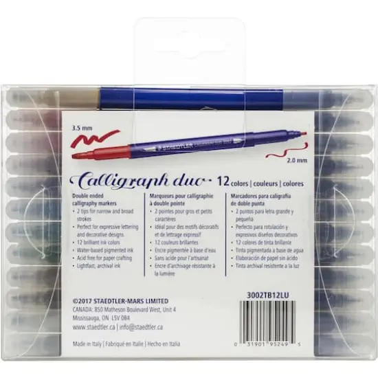 Staedtler&reg; Double Ended Calligraphy Markers Set {3}