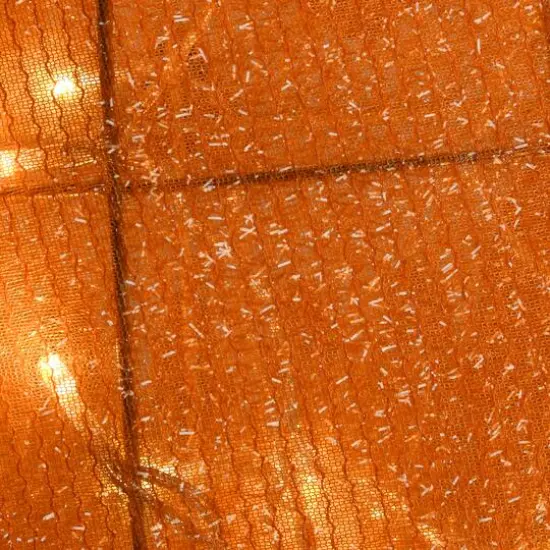 16" Orange LED Scary Jack-O-Lantern Halloween Decor {5}