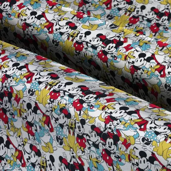 Disney Mickey Sensational Six Vintage Cotton Fabric {4}