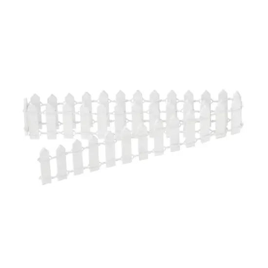 White Mini Wooden Fence by Make Market&reg; {4}