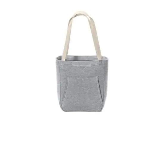 Port & Company&reg; Core Fleece Sweatshirt Tote Athletic Heather {1}