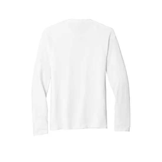 Port & Company® Fan Favorite™ Long Sleeve Blend T-Shirt White {5}