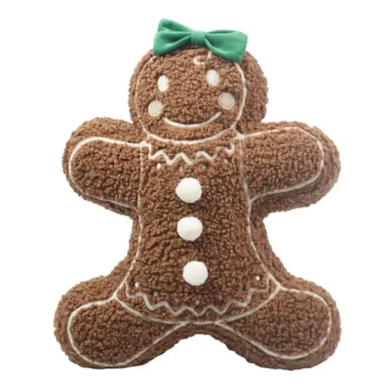 18" Gingerbread Cookie Throw Pillow by Ashland&reg; {1}