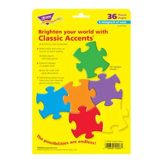Classic Accents&reg; Puzzle Pieces Variety Pack {4}