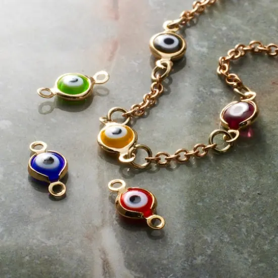 12mm Gold Eye Connectors, 6ct. by Bead Landing&trade; {3}