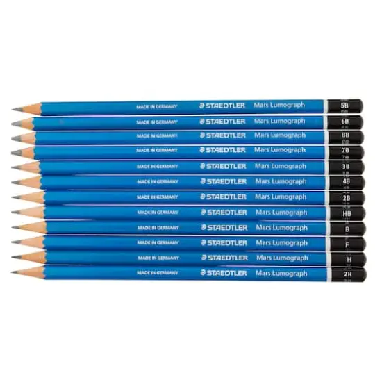 Staedtler&reg; Mars&reg; Lumograph&reg; Drawing Pencils, Set Of 12 {4}