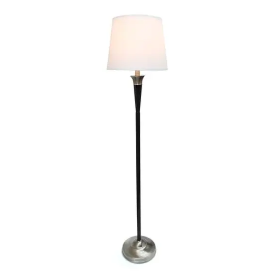Lalia Home Malbec Black and Nickel Lamp Set {10}