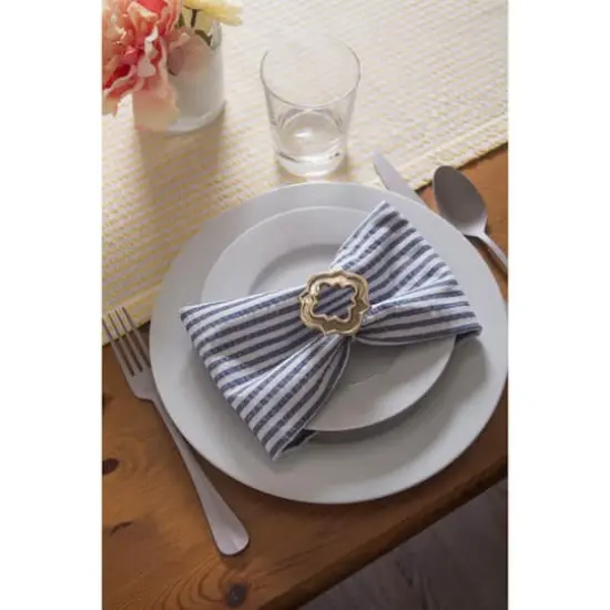 DII&reg; French Blue Seersucker Napkin, 6ct. {3}