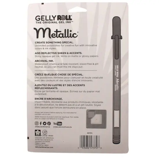 Sakura Gelly Roll Pen Set, 10-Colors, Dark Metallic {3}
