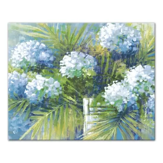 Blue Lilacs 20" x 16" Canvas Wall Art {1}