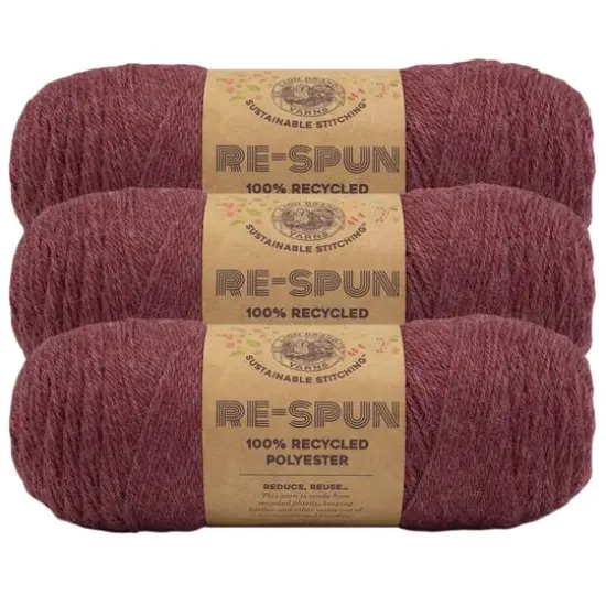 3 Pack Lion Brand&reg; Re-Spun Recycled Yarn Port {1}