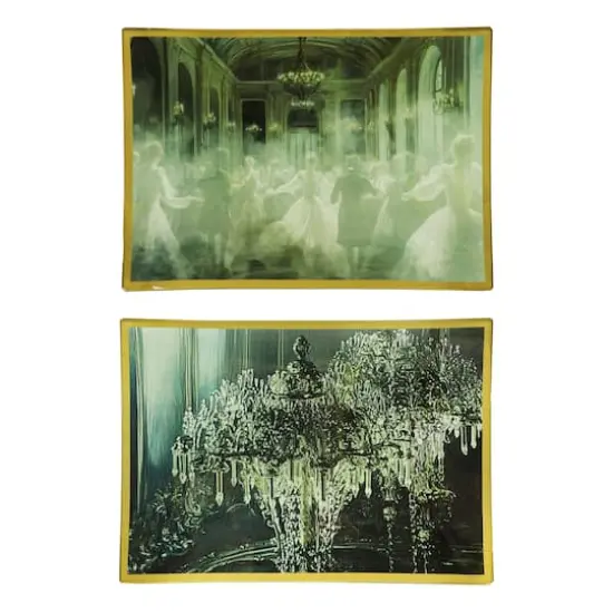 Assorted 8.5" Ethereal Halloween Glass Tray, 1pc. by Ashland&reg;  {1}