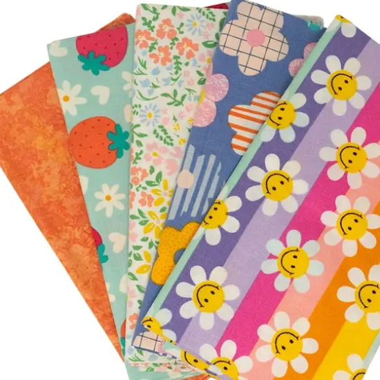 SINGER Modern Daisy Cotton Fabric Bundle {3}