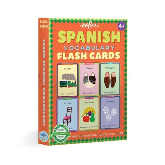 eeBoo Kids Spanish Vocabulary Flash Cards {1}