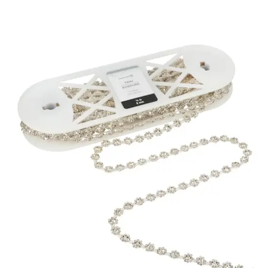 3/8" Rhinestone Trim Ribbon by Celebrate It&reg; {3}