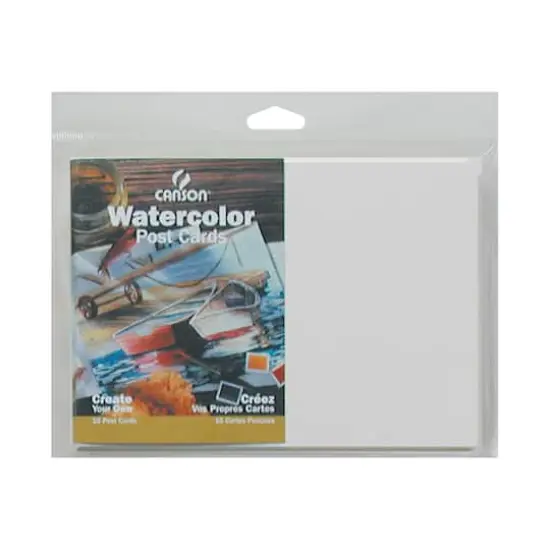 Canson&reg; Montval Watercolor Postcards, 5" x 7" {1}