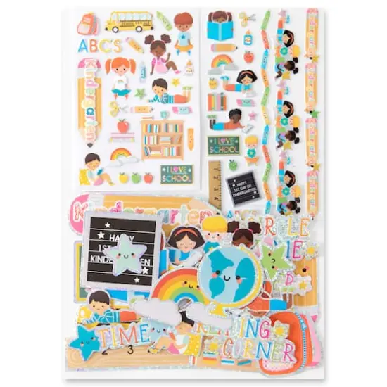 Kindergarten Dimensional Sticker Flip Pack by Recollections&trade; {4}