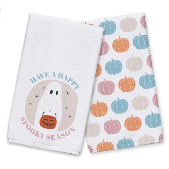 Have a Happy Spooky Season Tea Towel Set {1}
