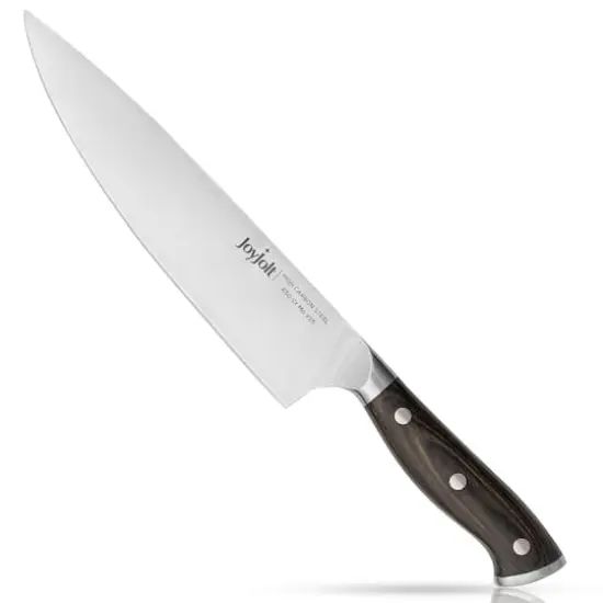 JoyJolt&reg; 8" High Carbon Steel Chef Knife {1}