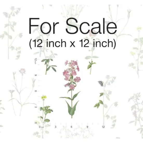 RoomMates Botanical Print Peel & Stick Wallpaper Green and Pink {6}