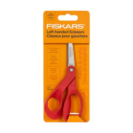 Fiskars&reg; Petit 7" Red Left-Handed Scissors {5}