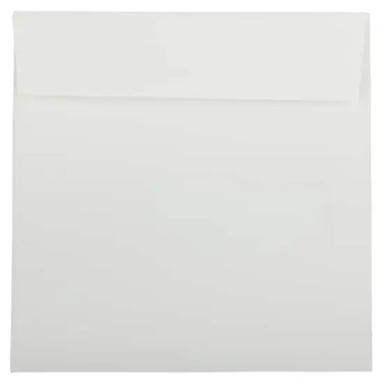 JAM Paper 8.5" x 8.5" Strathmore Invitation Envelopes, 25ct. Bright White Wove {1}