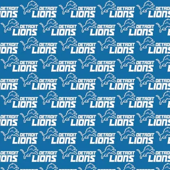 NFL Detroit Lions Cotton Fabric {1}