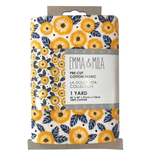 Emma & Mila&reg; La Dolce Vita Collection Marigold Precut Cotton Fabric, 4ct. {1}