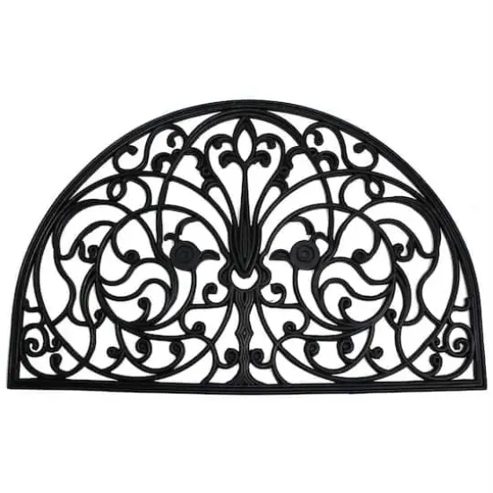DII&reg; J&M French Arch Half Round Rubber Doormat {1}