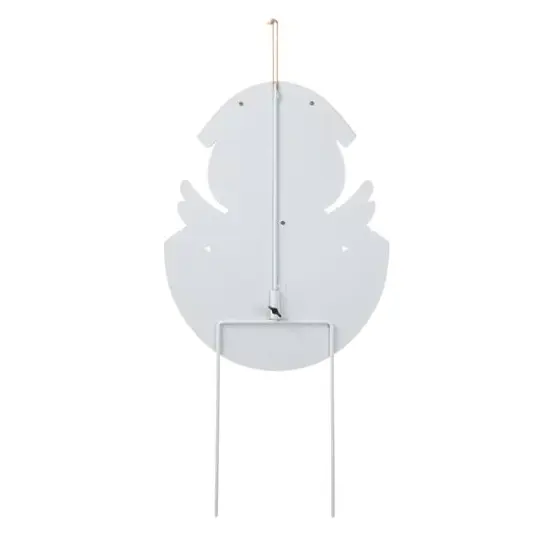 Glitzhome&reg; 24" Easter Metal Chick Egg Yard Stake {7}