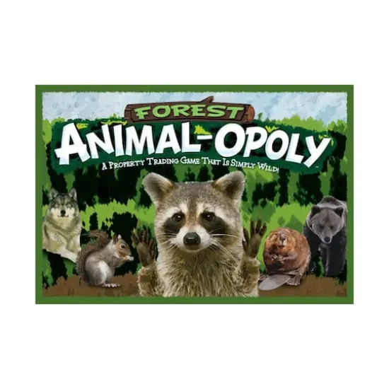Late For The Sky Forest Animal-Opoly&trade; Board Game {3}