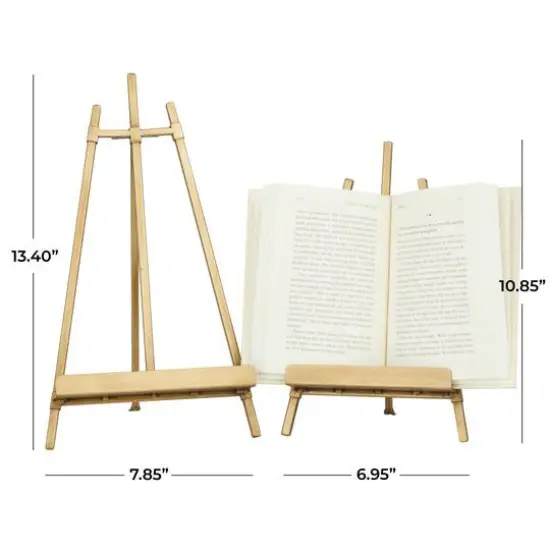 Gold Traditional Easel, {7}