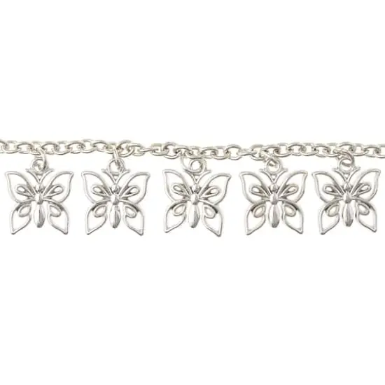 Silver Iron Butterfly Necklace by Bead Landing&trade; {1}