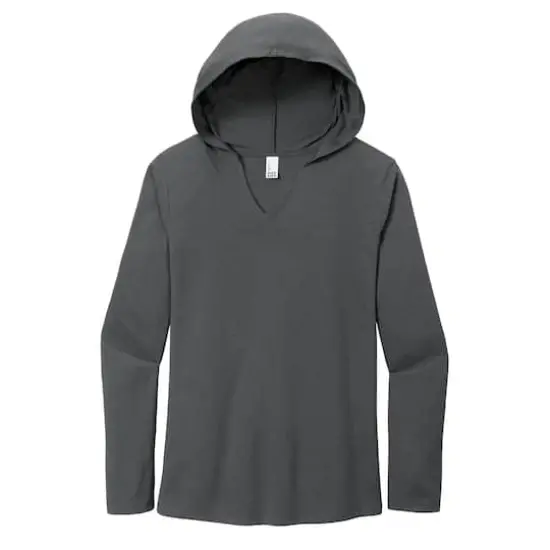 District® Women's Perfect Tri® Long Sleeve Hoodie Charcoal {1}