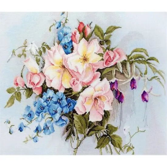 Luca-s Bouquet With Bells Counted Cross Stitch Kit {1}