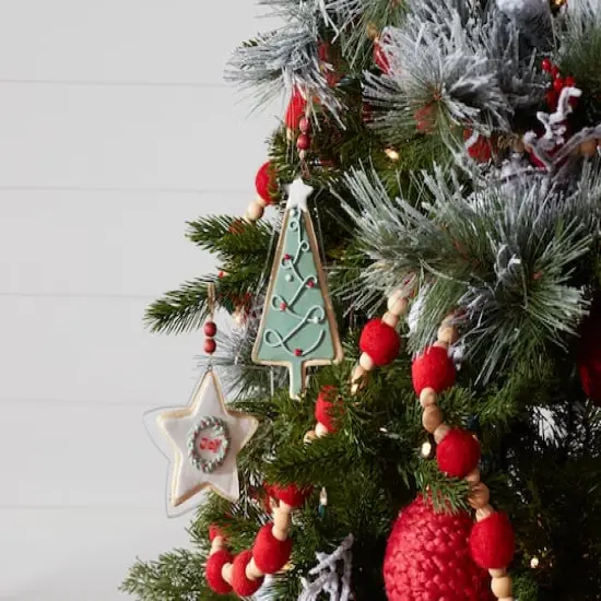 Tree & Star Cookie Cutter Ornament Set {4}