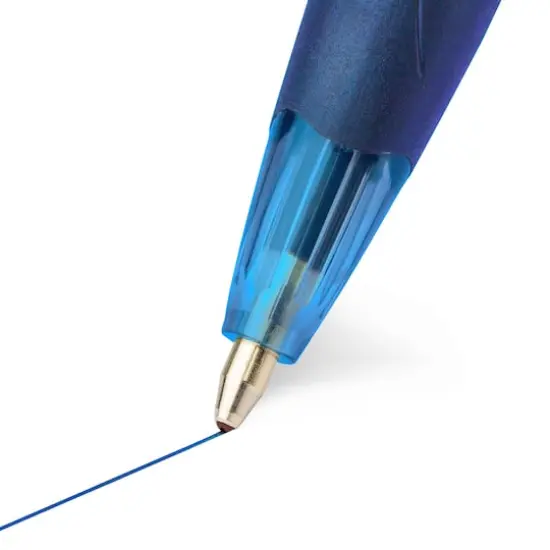 BIC&reg; Glide&trade; Blue Medium Point 1mm Retractable Ball Pens, 12ct. {5}