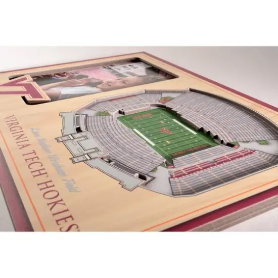 College Football 3D StadiumViews Picture Frame Virginia Tech Hokies {5}