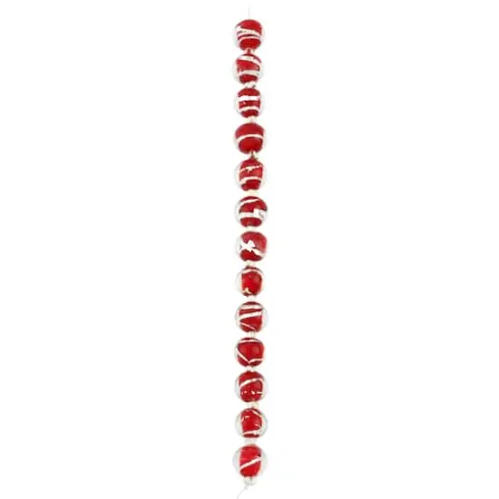 Red Lampwork Glass Stripe Beads by Bead Landing&trade; {4}
