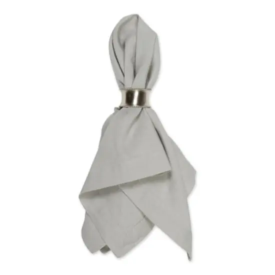 DII&reg; Oversized Linen Dinner Napkins, 4ct. Light Rain {4}