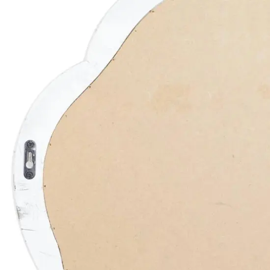 31" White Wood Vintage Chalkboard Wall Decor {5}